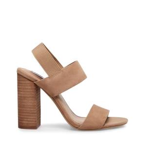 Steve Madden Sunbeam Tan Heel Topuklu Ayakkabı Kadın Kahverengi | SM-462WS