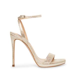 Steve Madden Wafer Platinum Heel Topuklu Ayakkabı Kadın Platini | SM-348PO