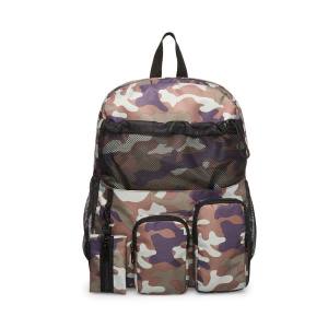 Steve Madden With Clipp-off Pouch Camo Sırt Çantaları Kadın Siyah | SM-137SJ