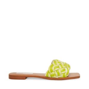 Steve Madden Zorya Lime Sandalet Kadın Açık Yeşil | SM-935YZ